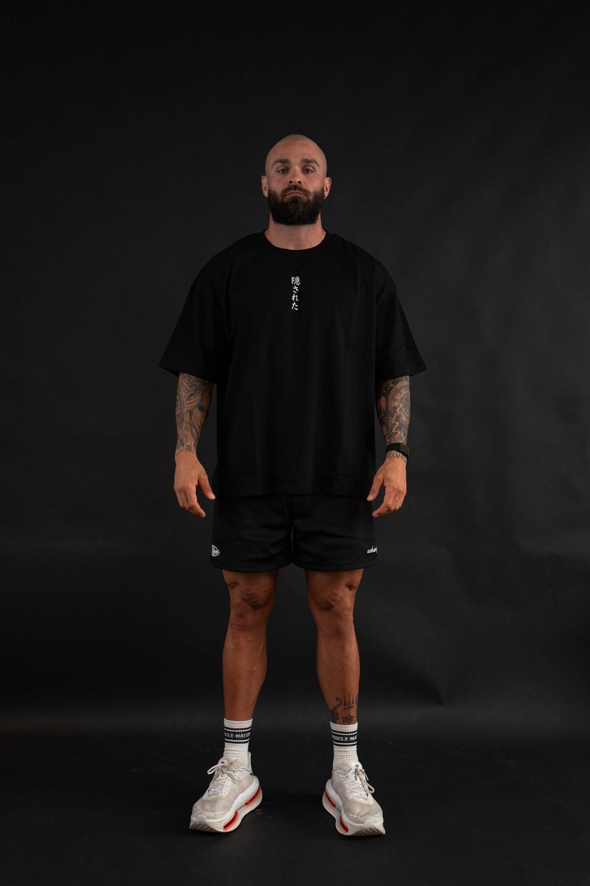 Hidden T-Shirt front view on a male model