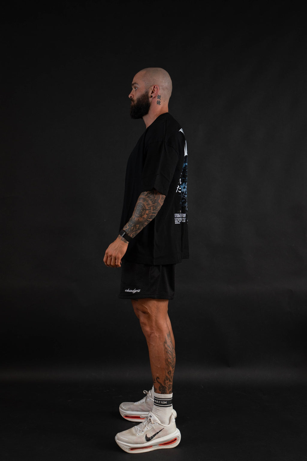 Hidden T-Shirt side view on a male model