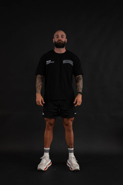 Warbound T-Shirt front view on a male model
